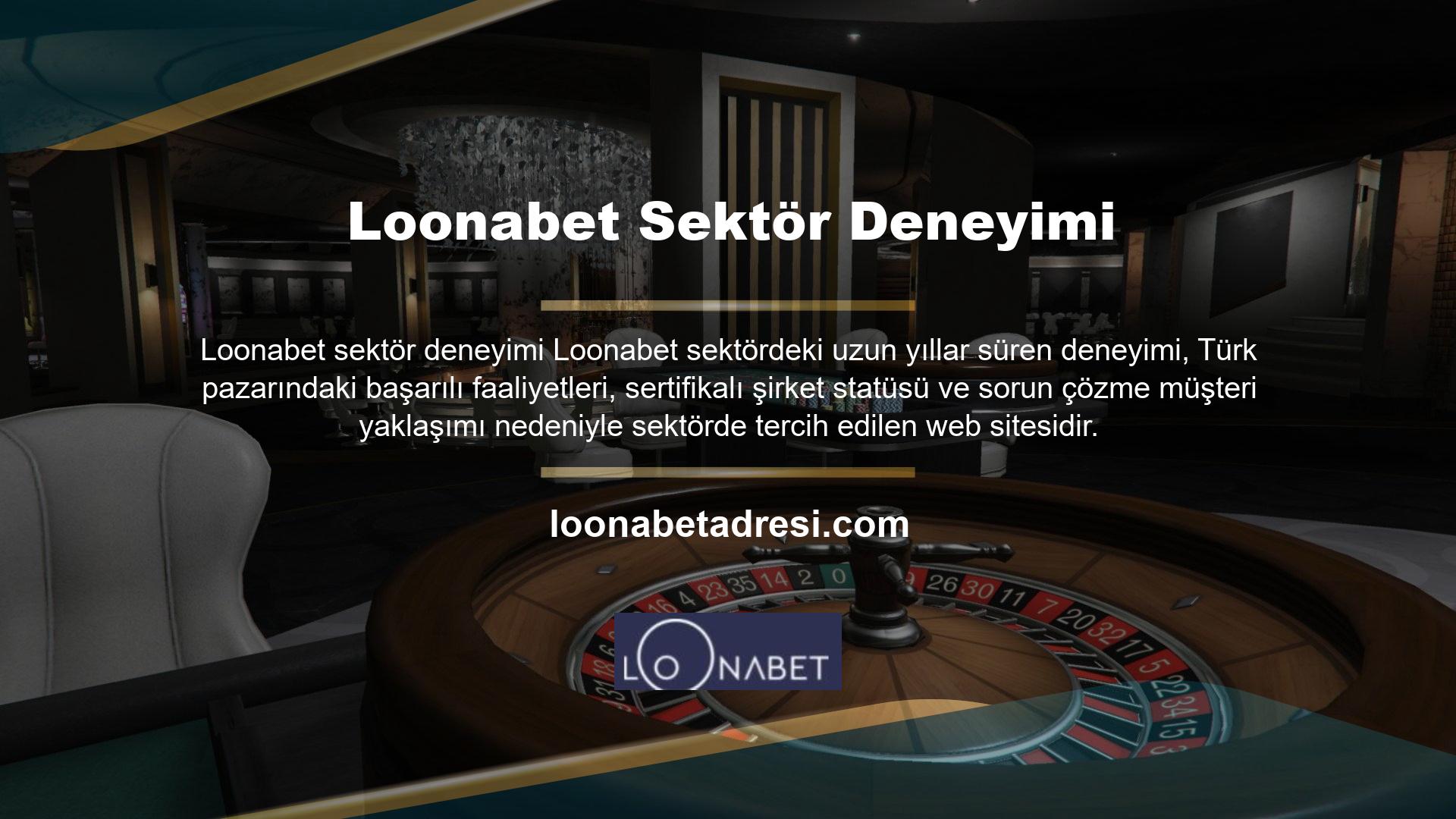 Loonabet Yeni Bağlantılar Giriş